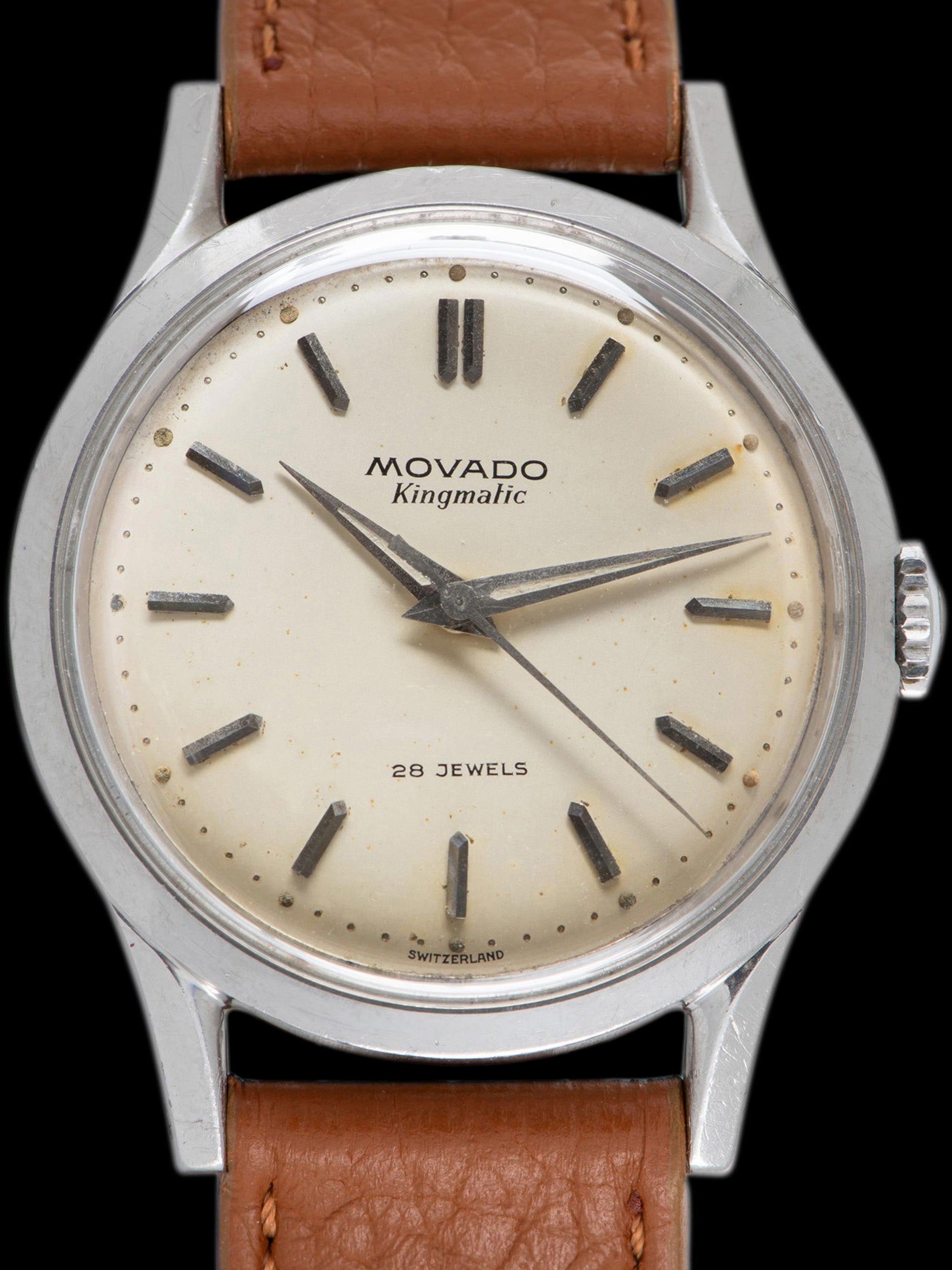 1950s Movado Kingmatic (Ref. 11179) "Borgel Case"