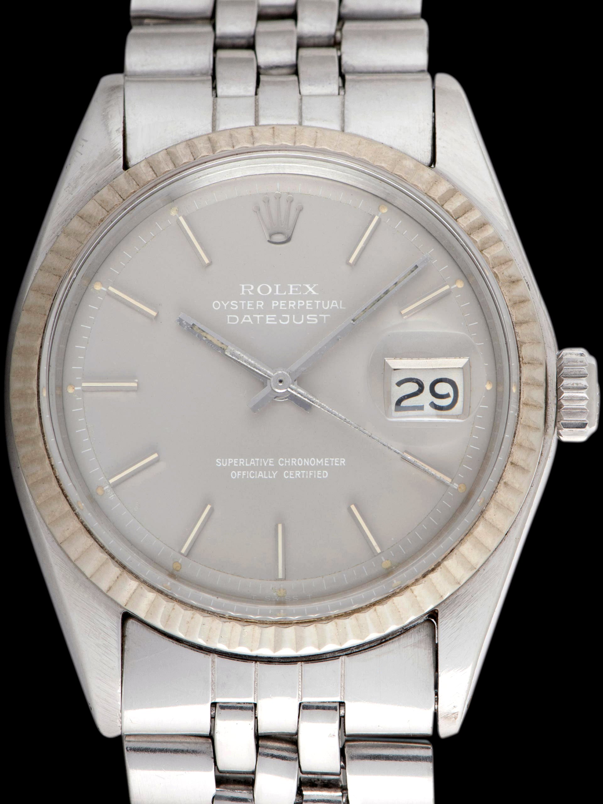 1972 Rolex Datejust (Ref. 1601) Grey "Ghost" Dial