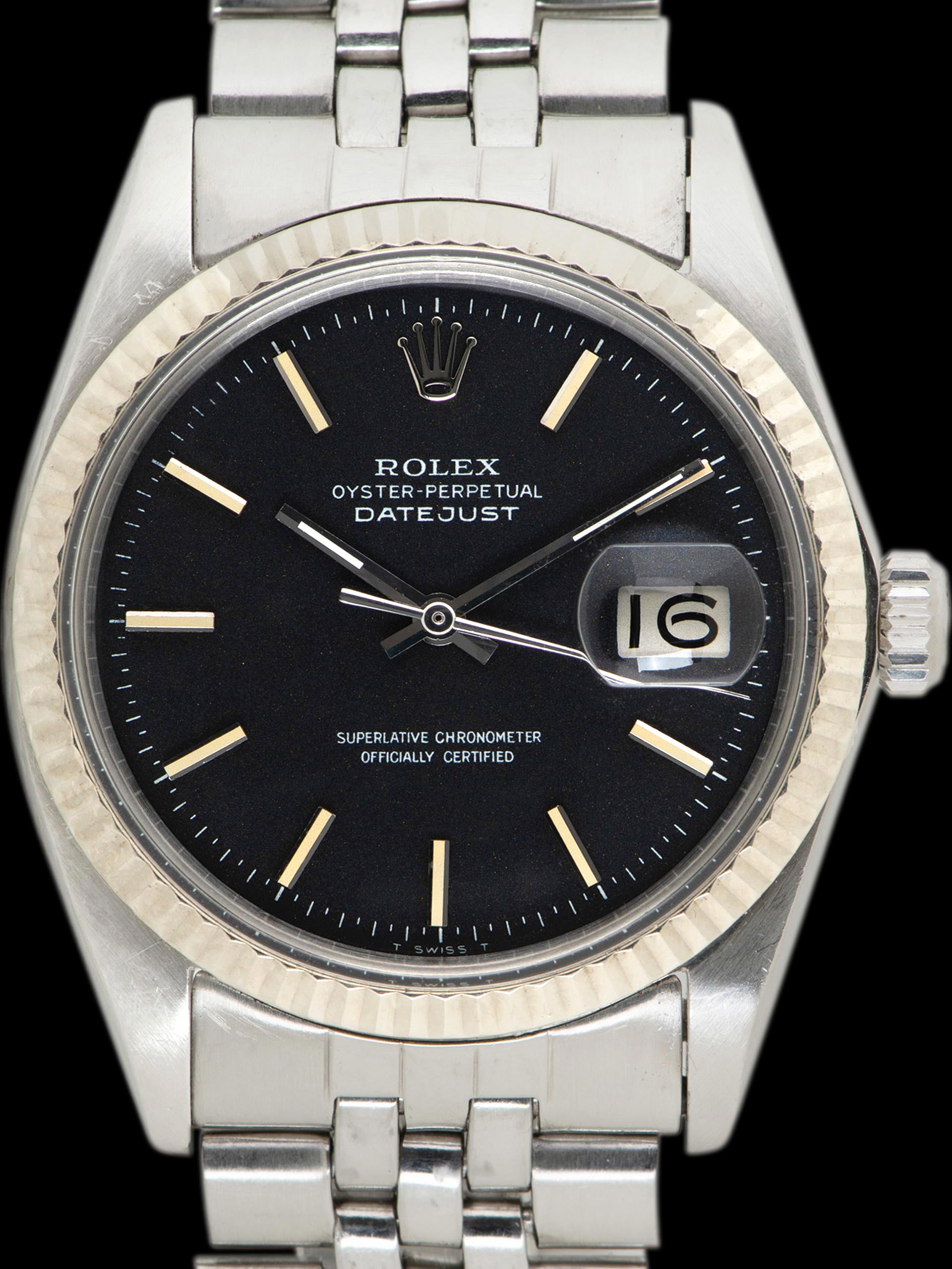 1968 Rolex Datejust (Ref. 1601) Black "Confetti" Dial