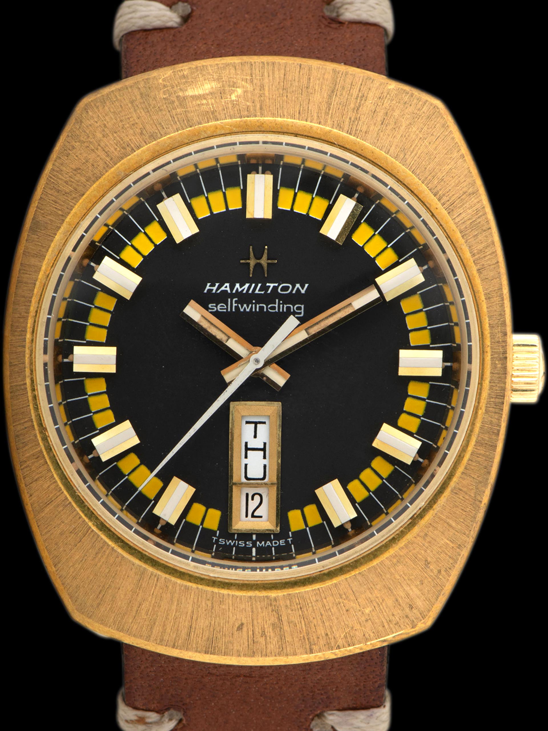 1970s Hamilton Automatic Day-Date Gold Cap (Ref. 825011-4)