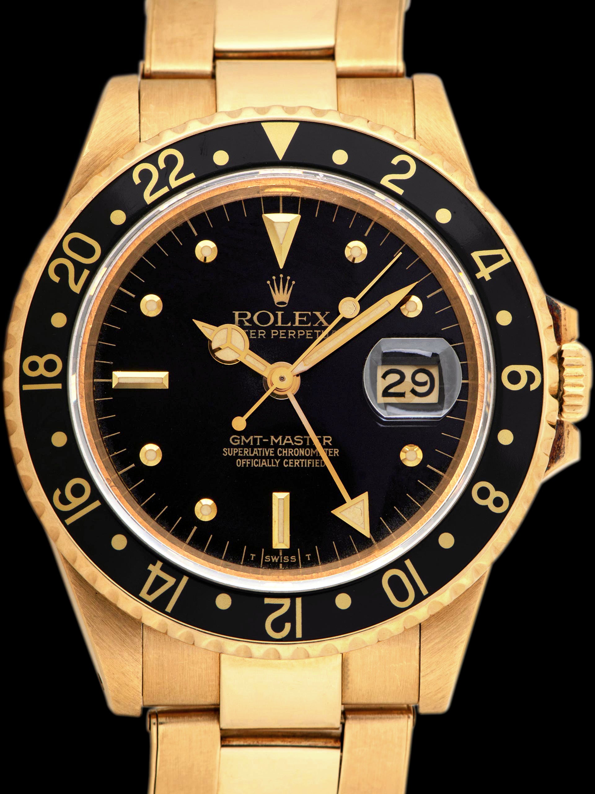 1981 Rolex GMT-Master (Ref. 16758) 18K YG