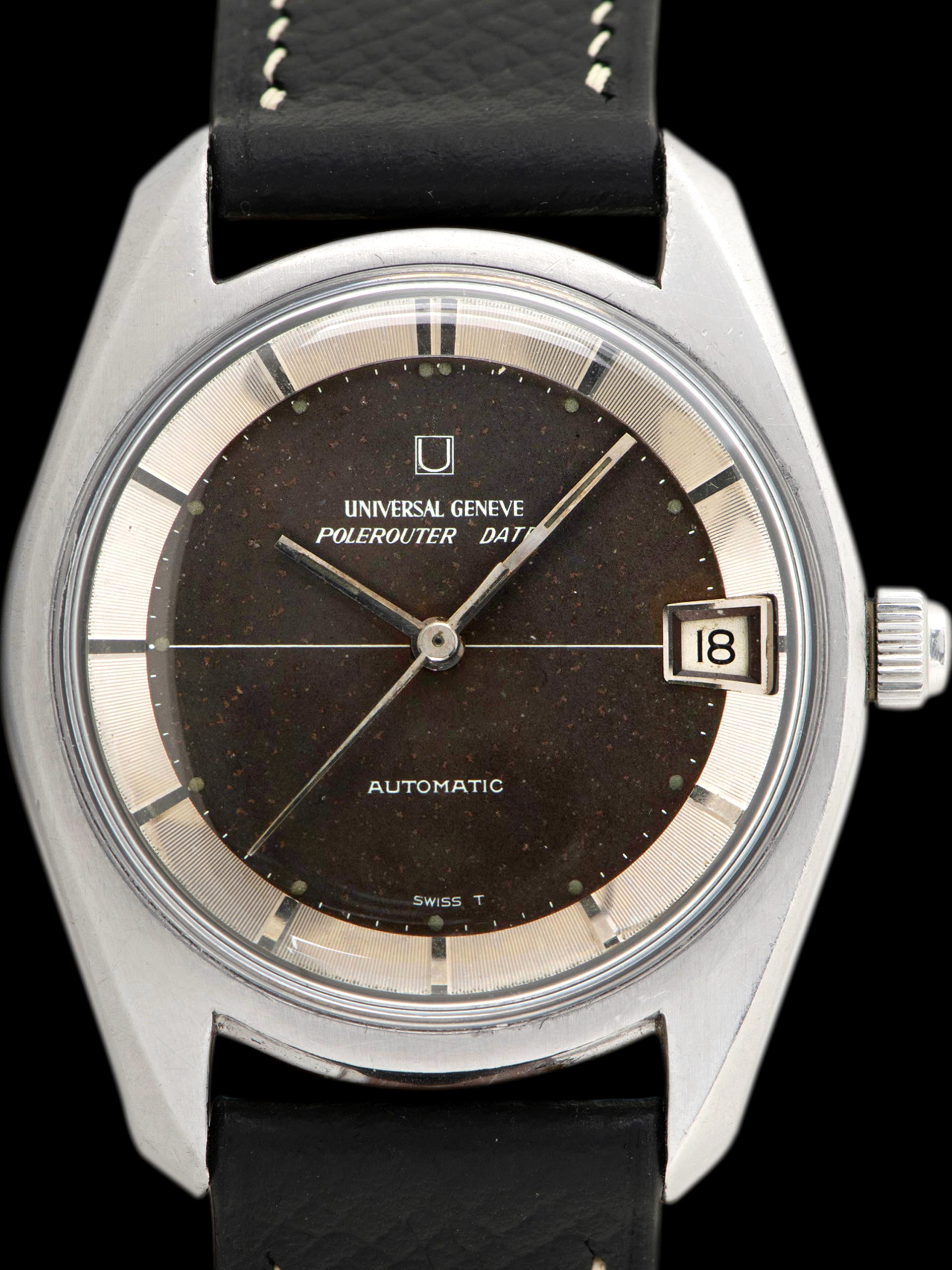 Tropical 1966 Universal Geneve Polerouter Date (Ref. 869115/01) Black Dial
