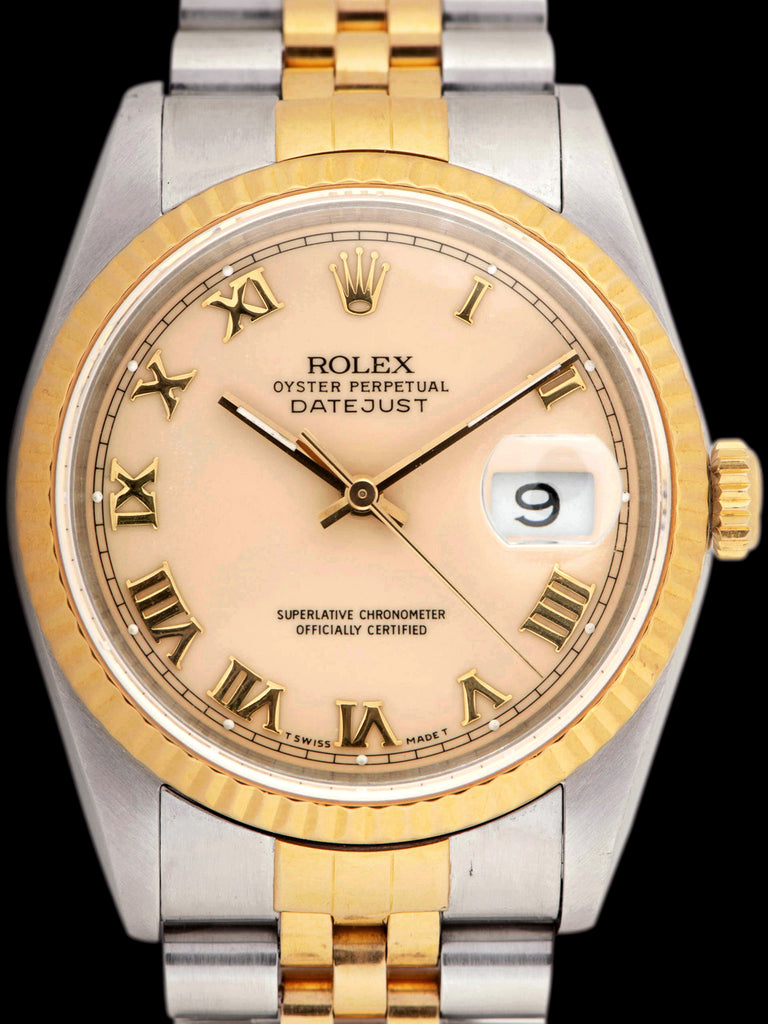 1989 Rolex Two-Tone Datejust (Ref. 16233) "Peaches & Cream" Roman Numeral Dial