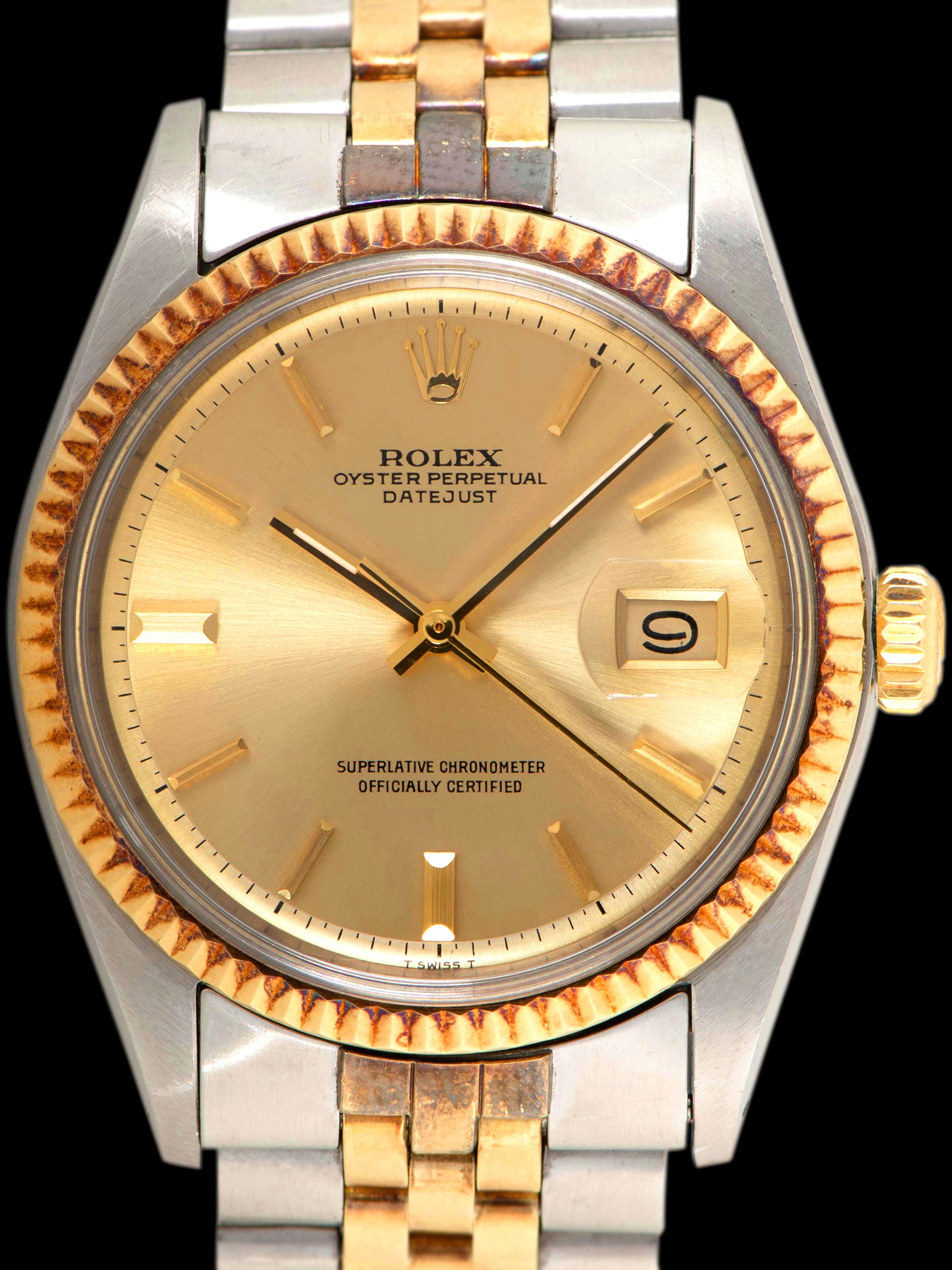 *Unpolished* 1972 Rolex Two-Tone Datejust (Ref. 1601) Champagne Dial