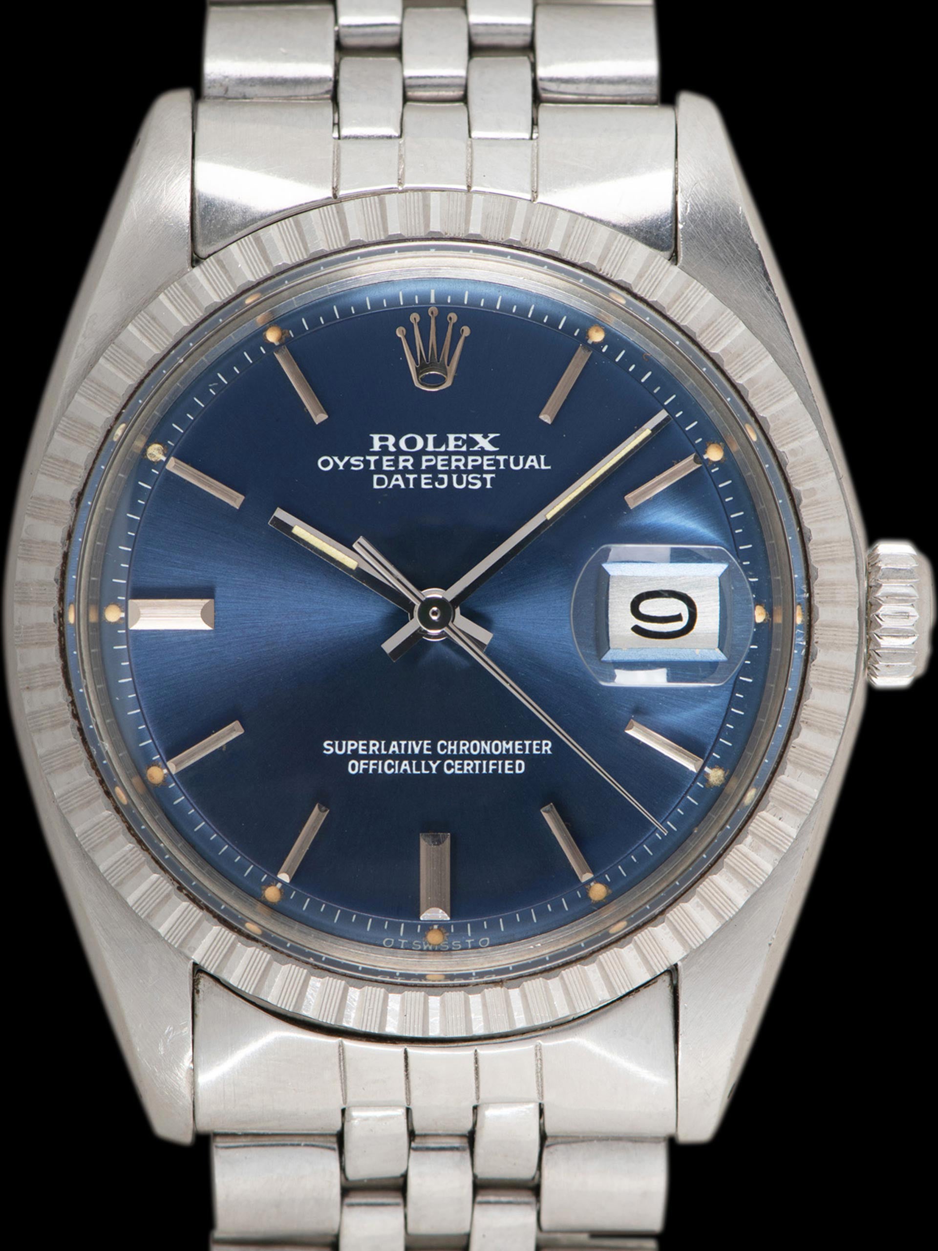 1973 Rolex Datejust (Ref. 1601-3) Blue Sigma Dial