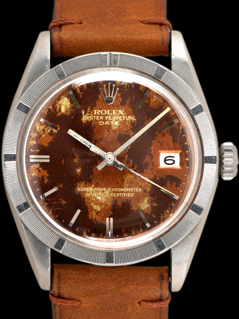 Tropical 1967 Rolex Oyster-Perpetual Date (Ref. 1501) Gilt Non-Luminous Dial