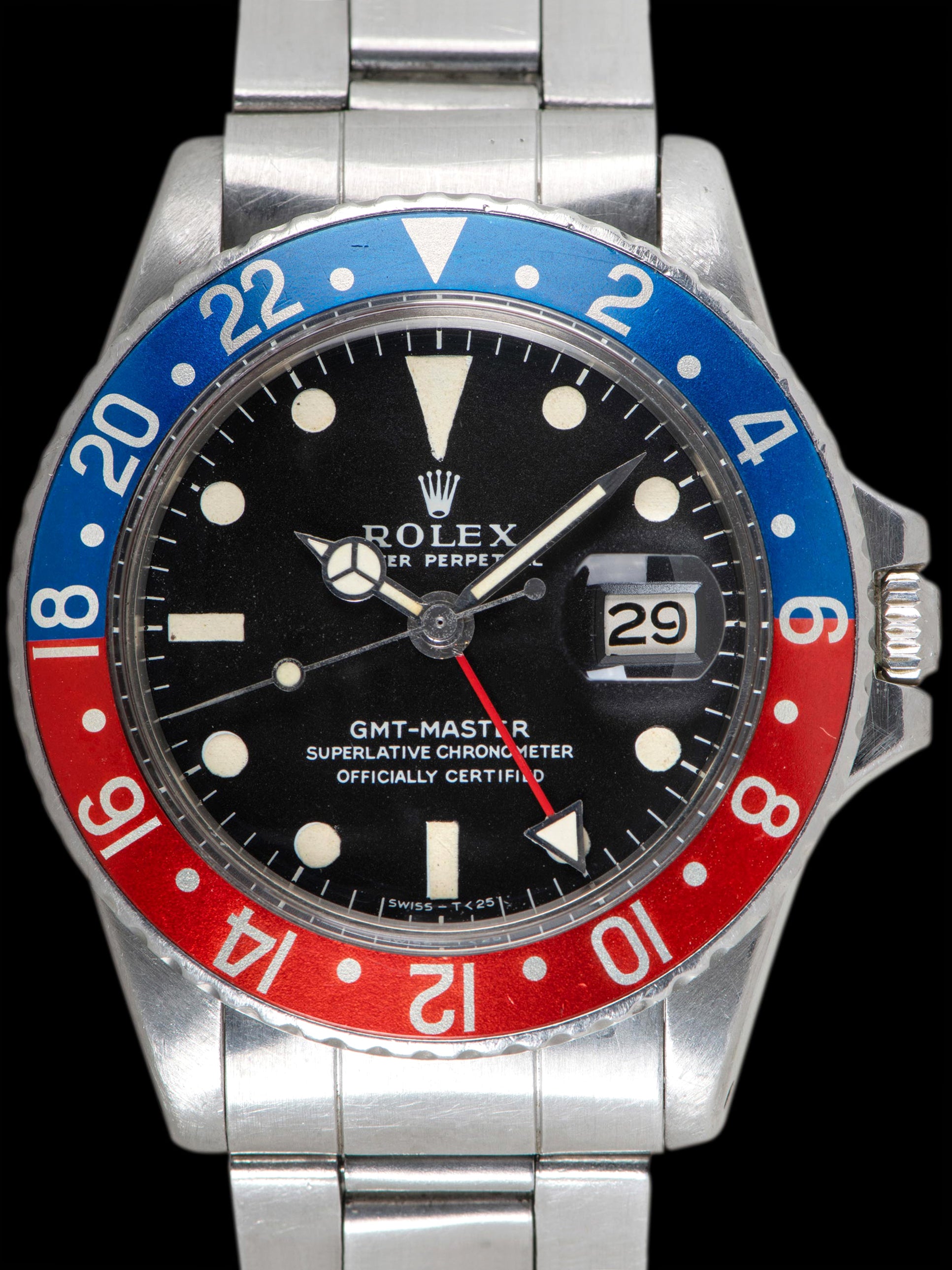 *Original Owner* 1968 Rolex GMT-Master (Ref. 1675) MK I "Long E" W/ Box & Sales Receipt