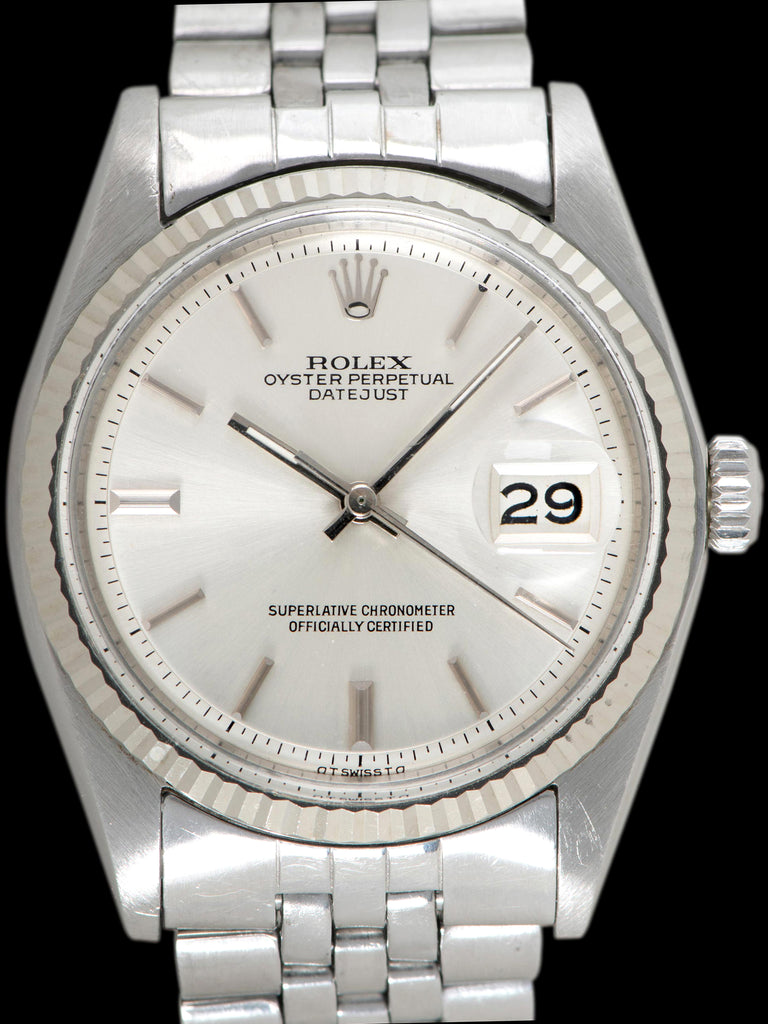 1974 Rolex Datejust (Ref. 1601) Non-Luminous Silver "Sigma" Dial