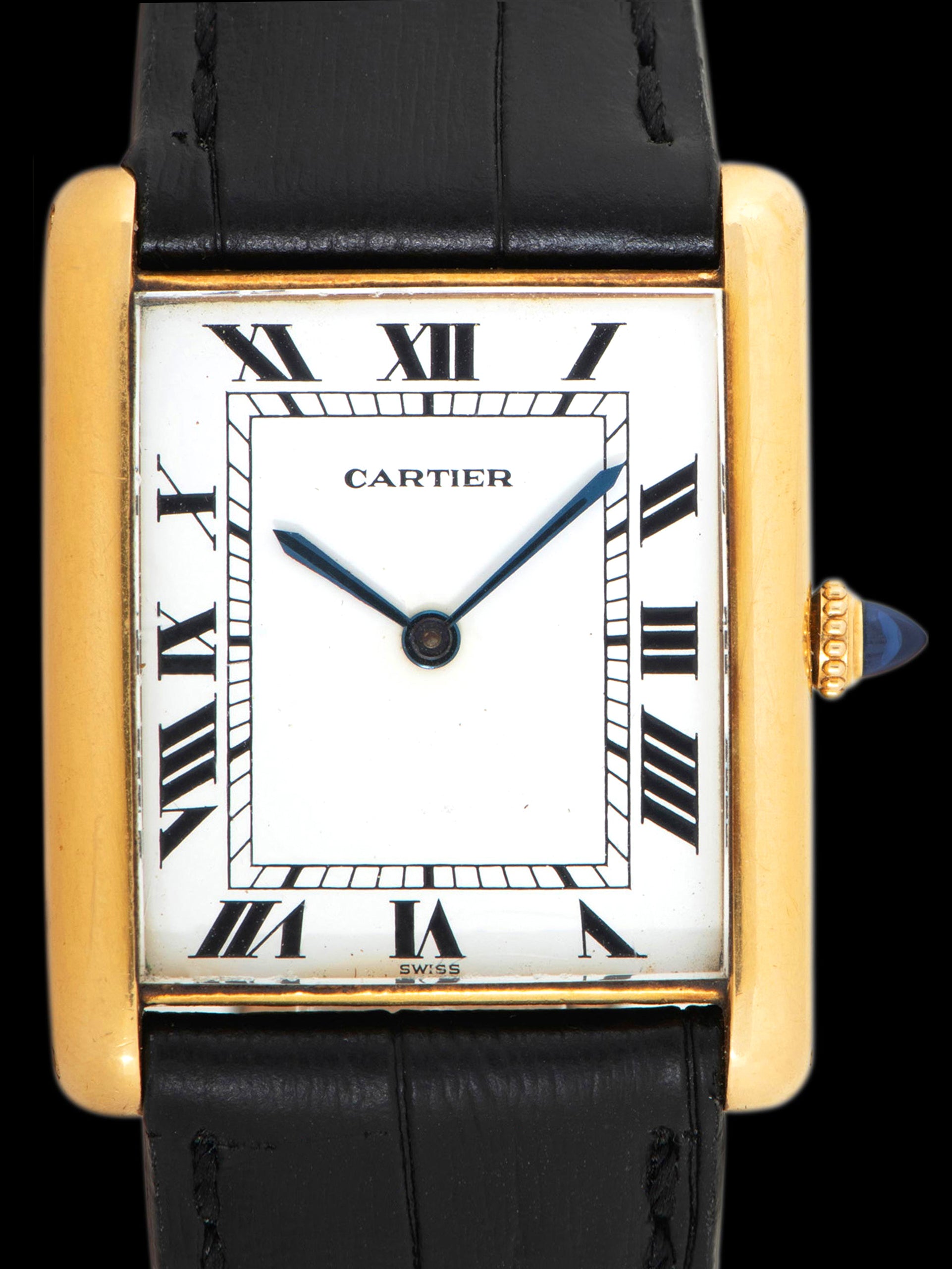 1970s Cartier Tank Automatique 18K YG (Ref. 17002) "Jumbo XL"