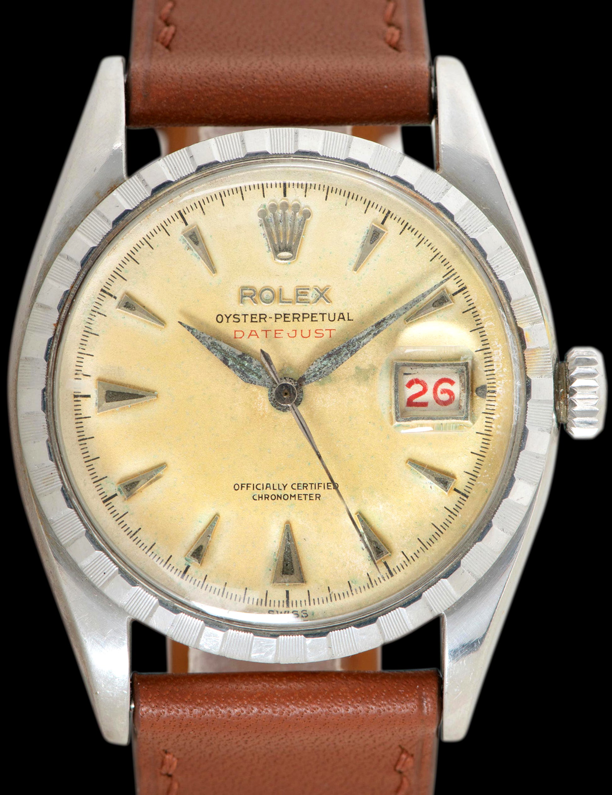 1953 Rolex Red Datejust (Ref. 6305 2) "Ovettone"