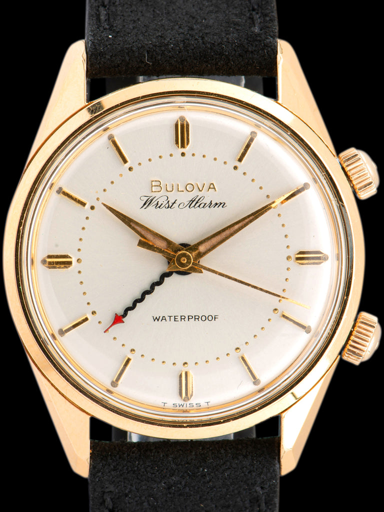 1965 Bulova Wrist Alarm (Ref. 445-1) "Gold Plated"
