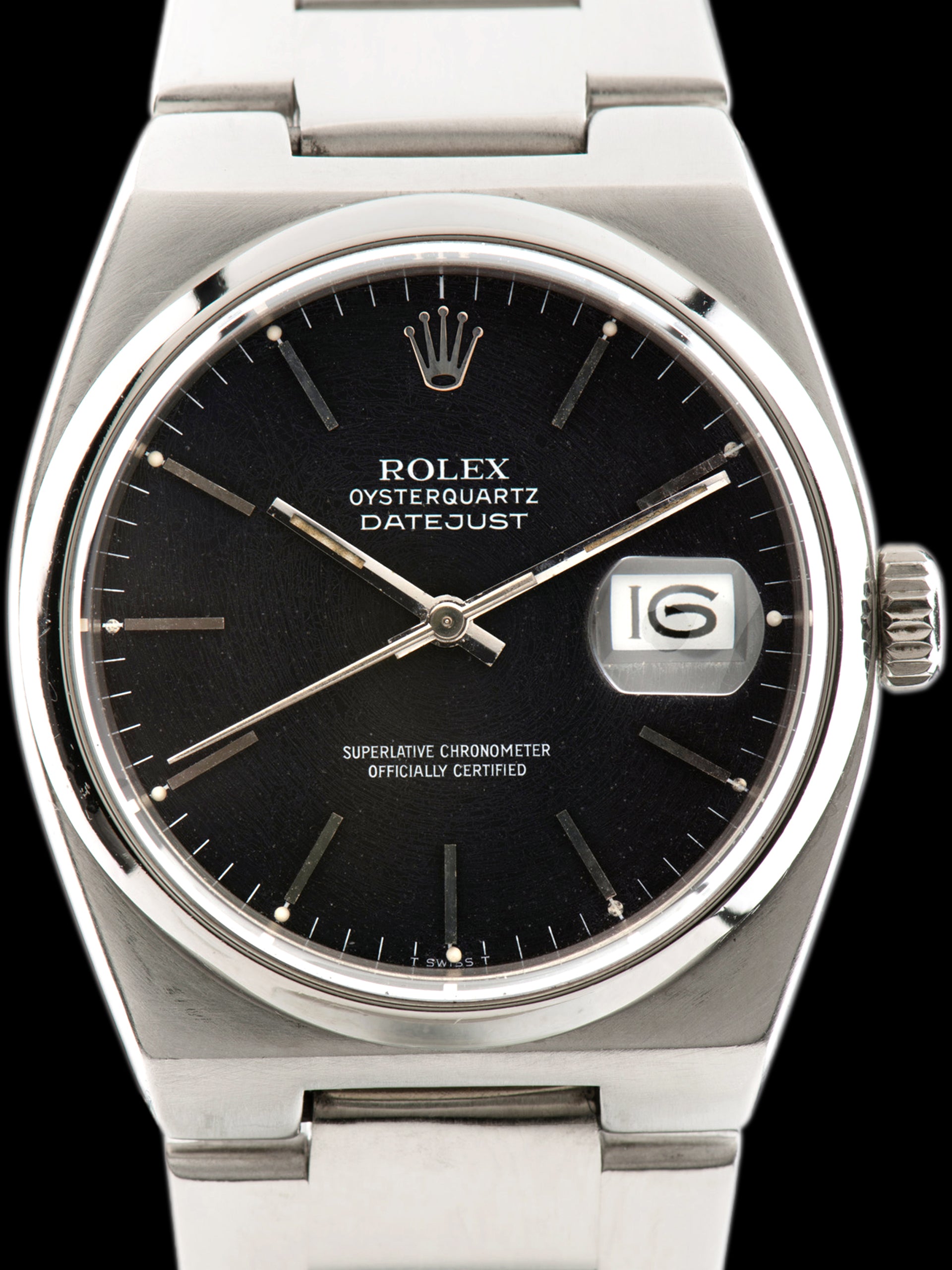 1980 Rolex Oysterquartz Datejust (Ref. 17000) Black "Spider" Dial