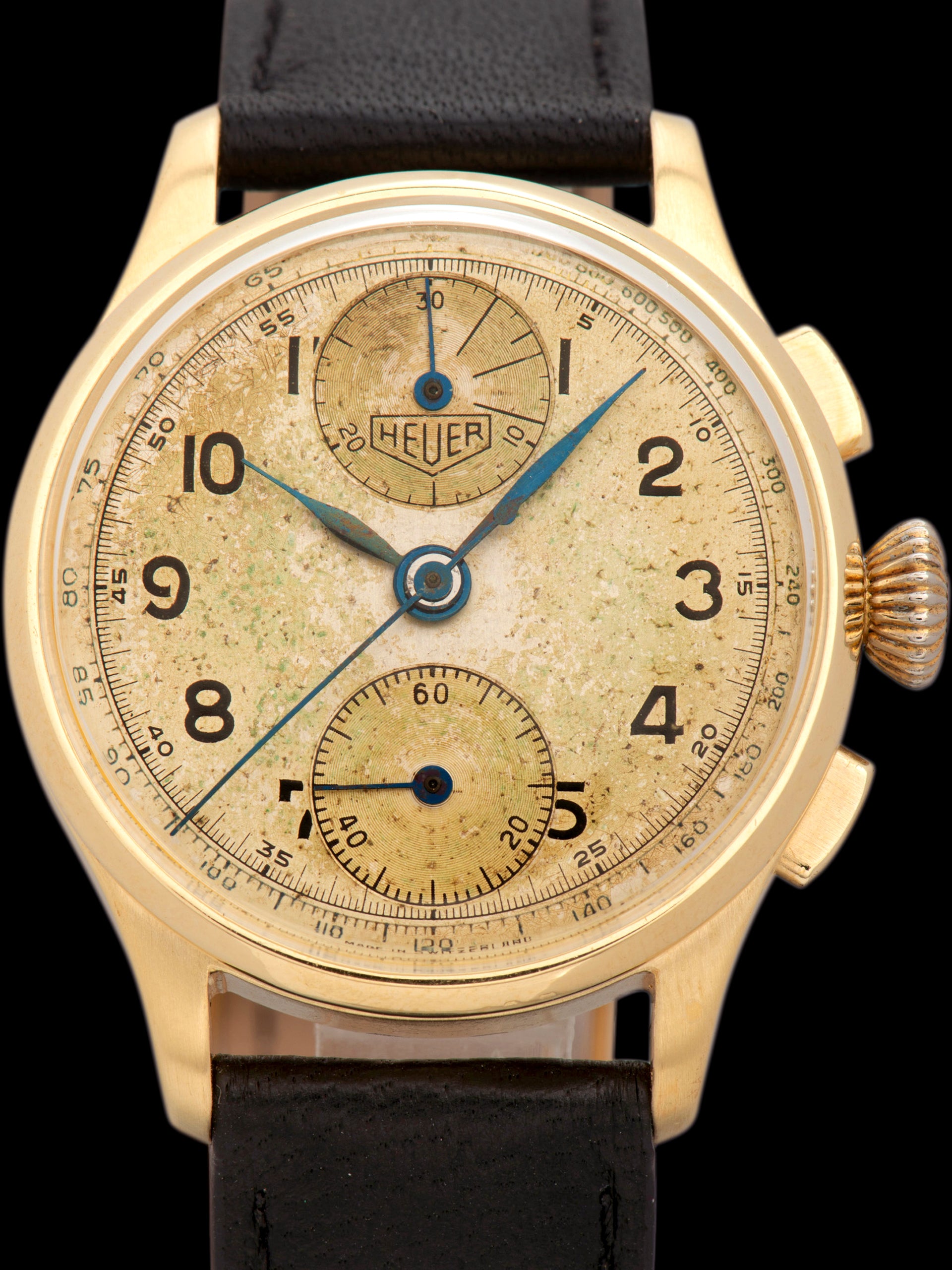 1950s Heuer Chronograph "Gold Plated"