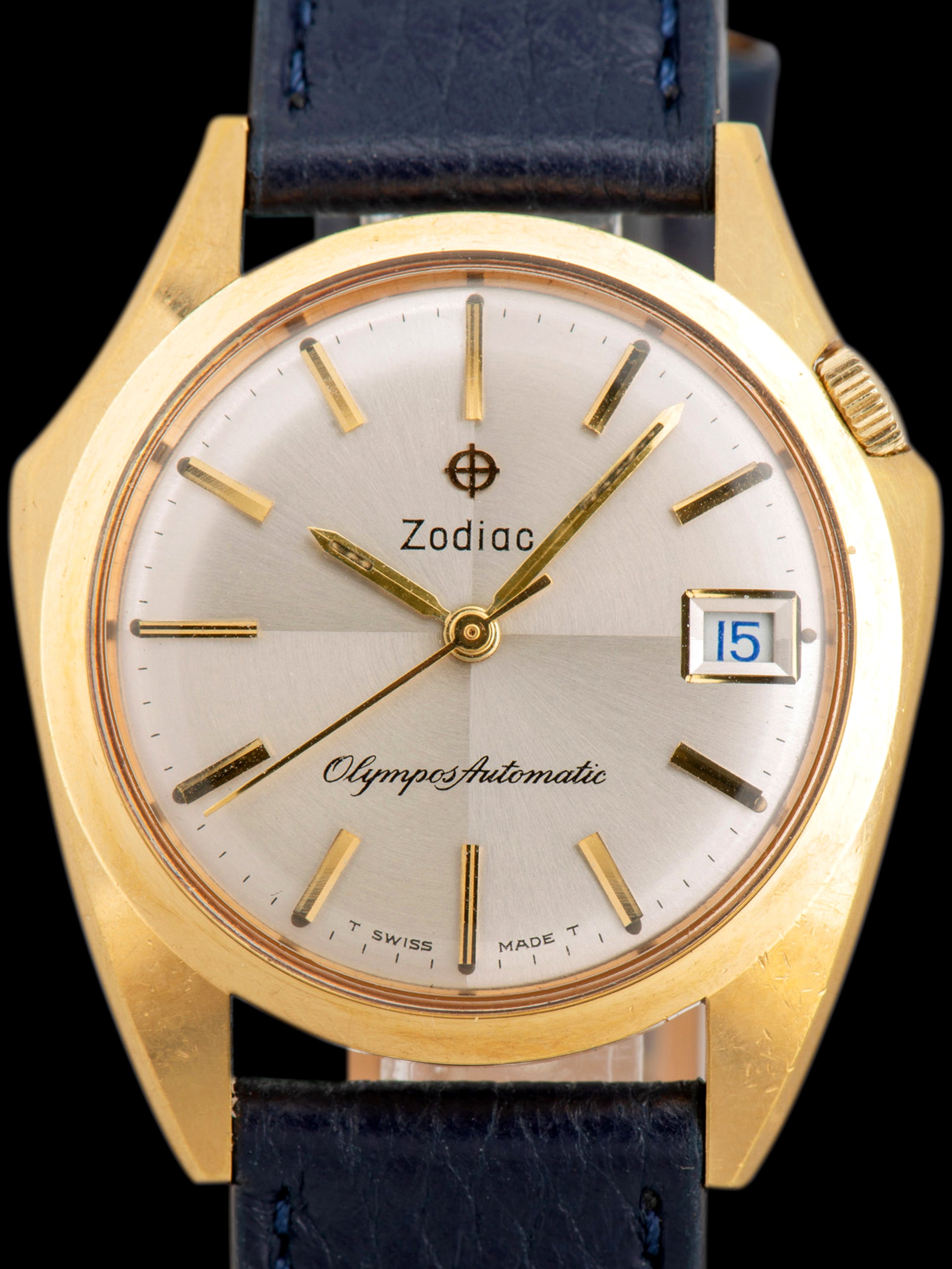 1970s Zodiac Olympos Automatic Gold Cap (Ref. 723-928)