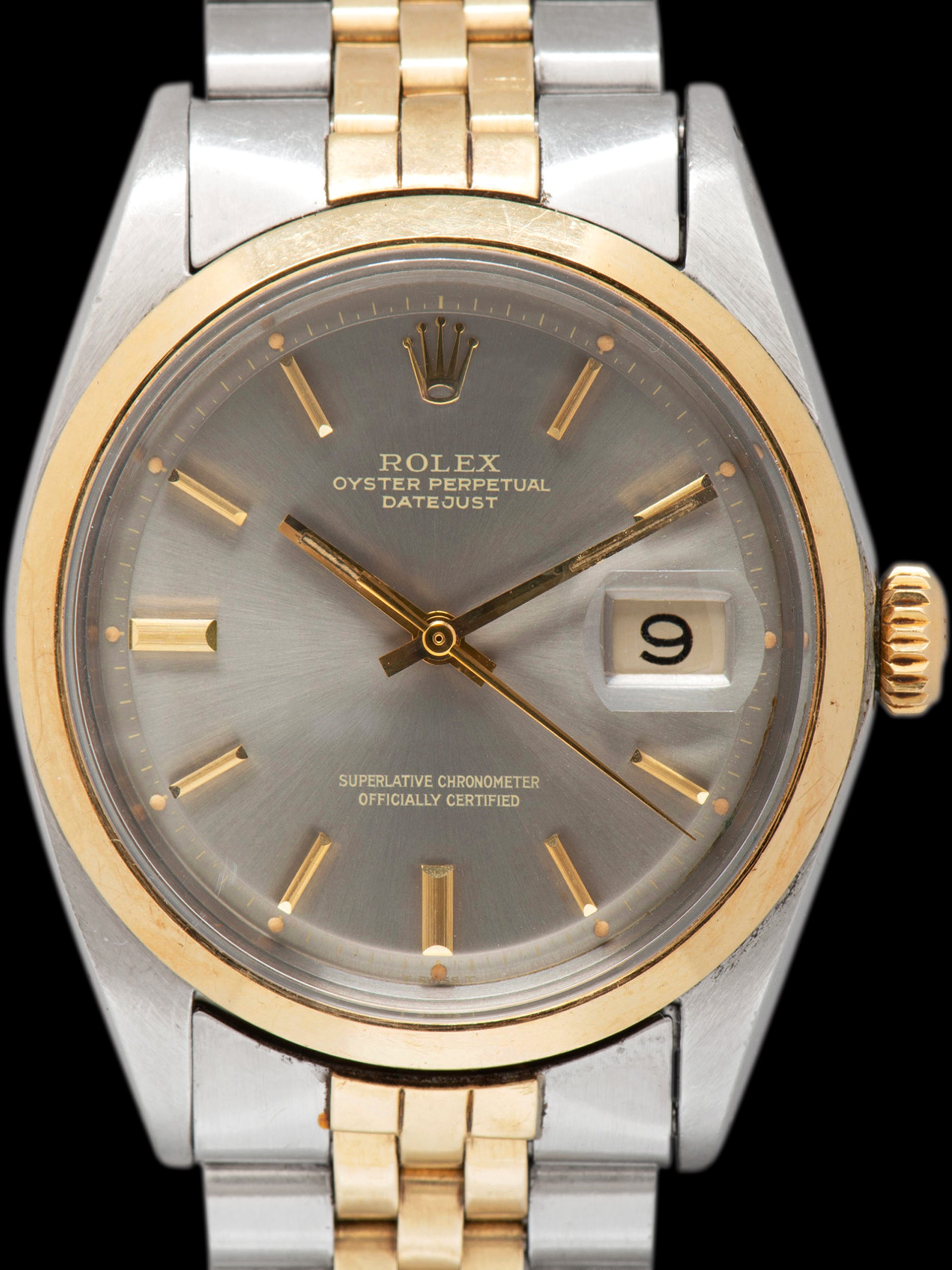1971 Rolex Two-Tone Datejust (Ref. 1600) Grey Dial