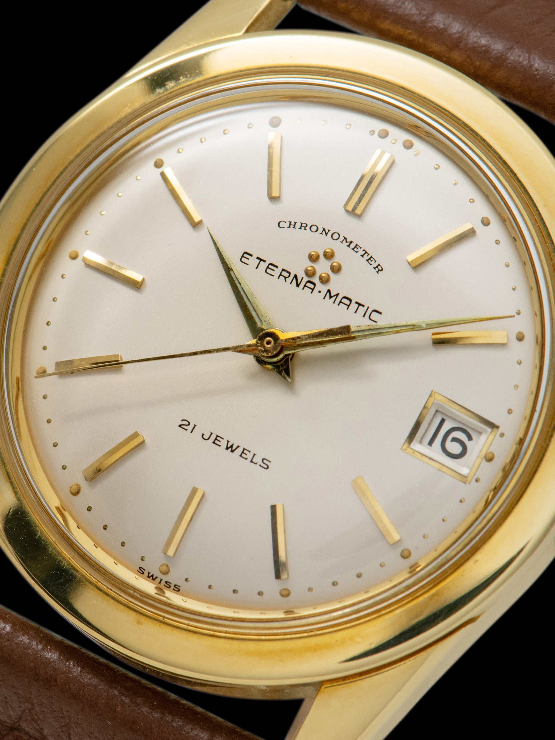 1960s Eterna-Matic Chronometer 18K YG