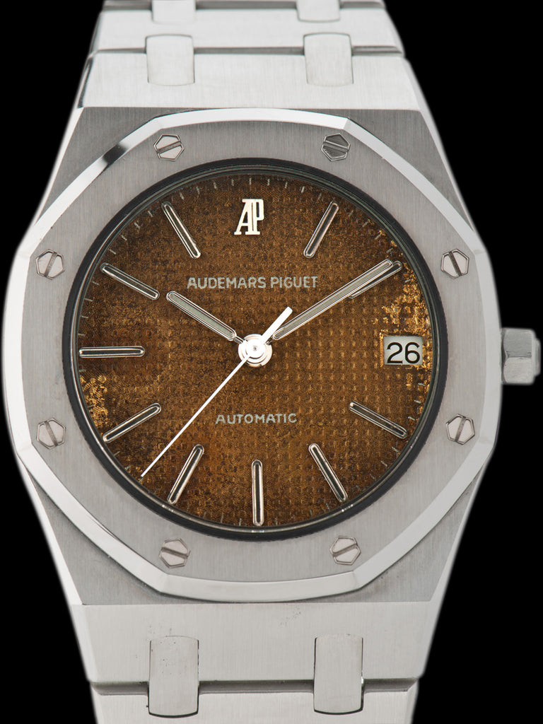 Tropical 1980s Audemars Piguet Royal Oak (Ref. 4100ST) W/ 2021 Service Papers