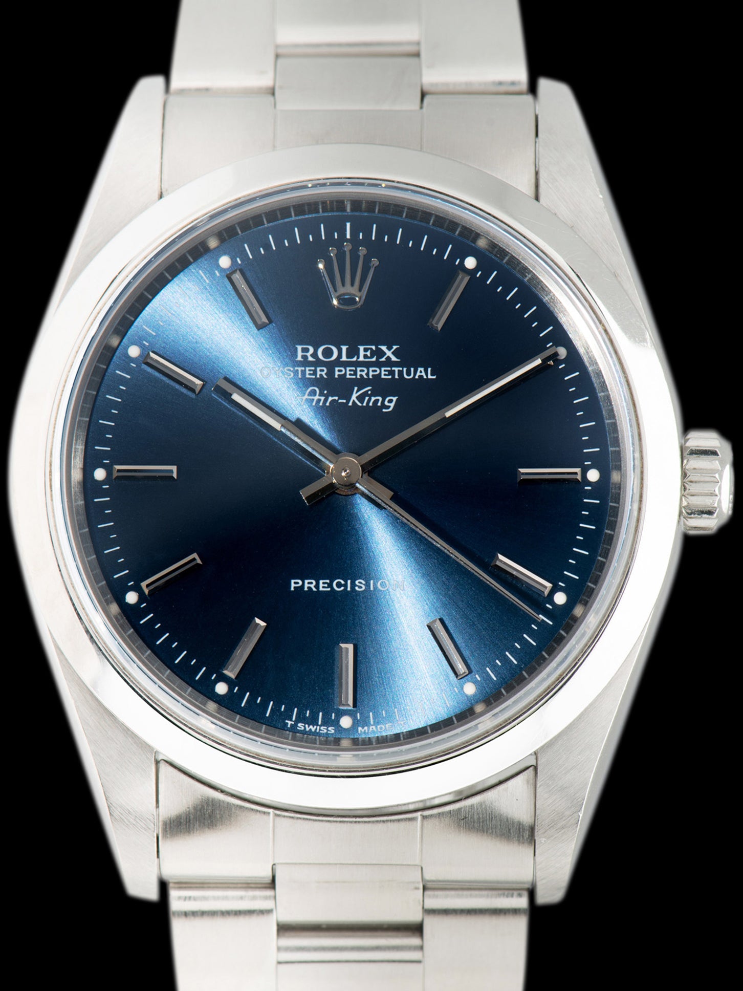 1995 Rolex Air-King (Ref. 14000) Blue Dial W/ Box, Papers & RSC Card