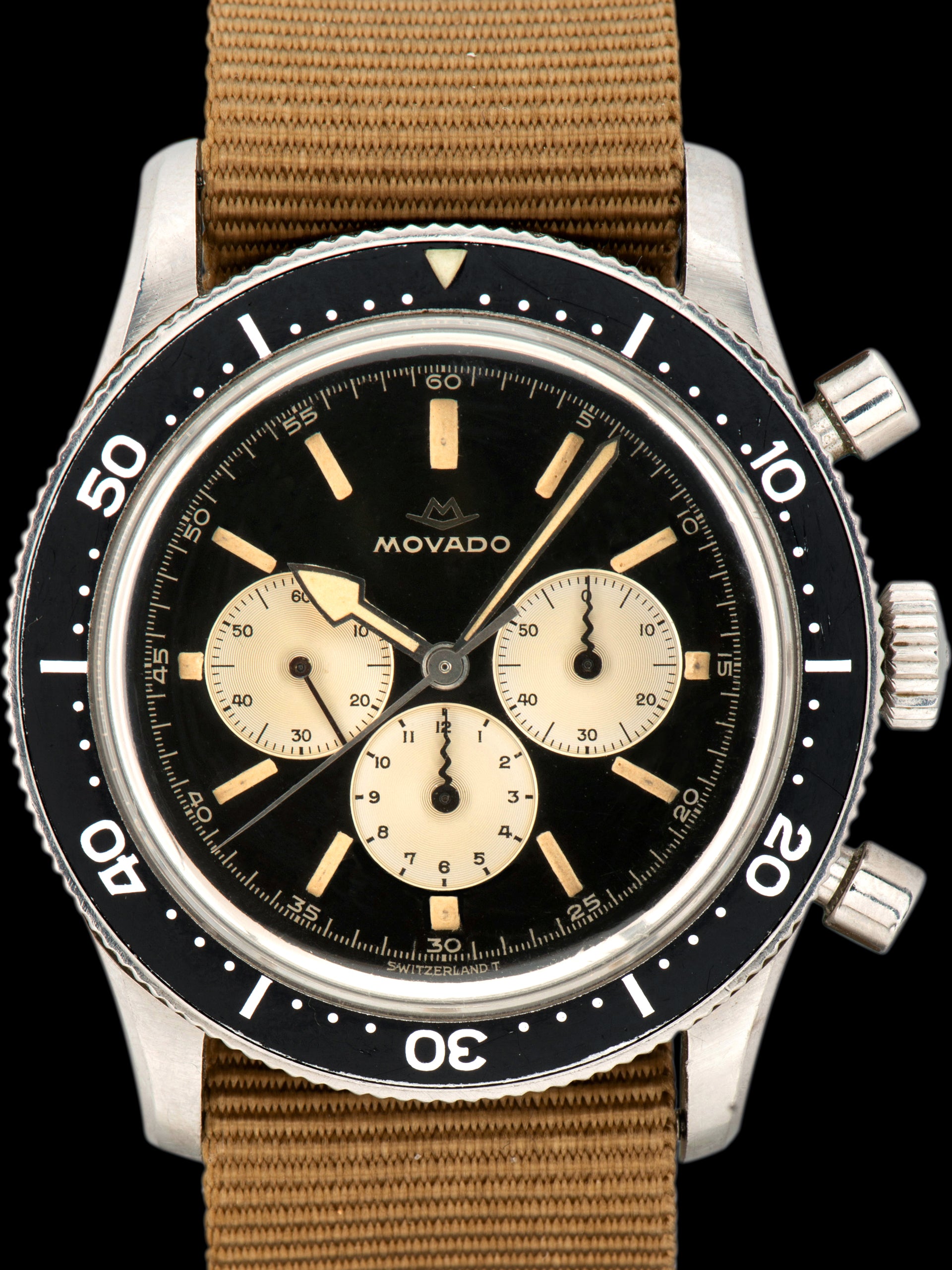 1960s Movado Super Sub-Sea Chronograph (Ref. 95-704-541) "Cal. M95"