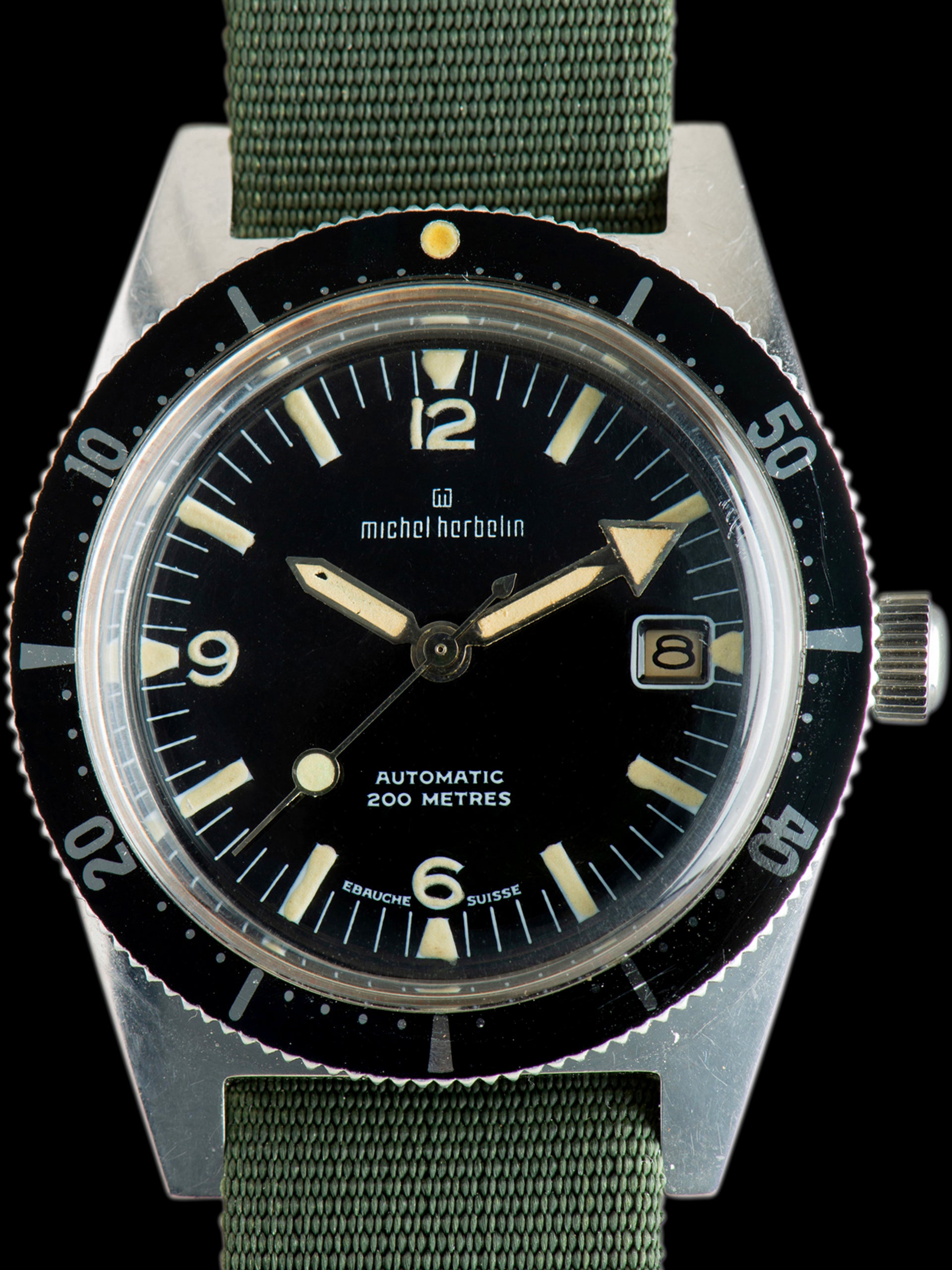 1970s Michel Herbelin 200m Automatic Diver