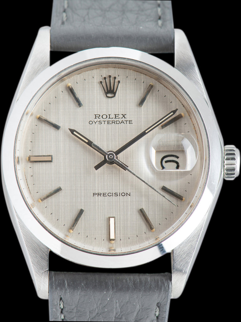 1971 Rolex Oysterdate Precision (Ref. 6694) Silver Linen Dial