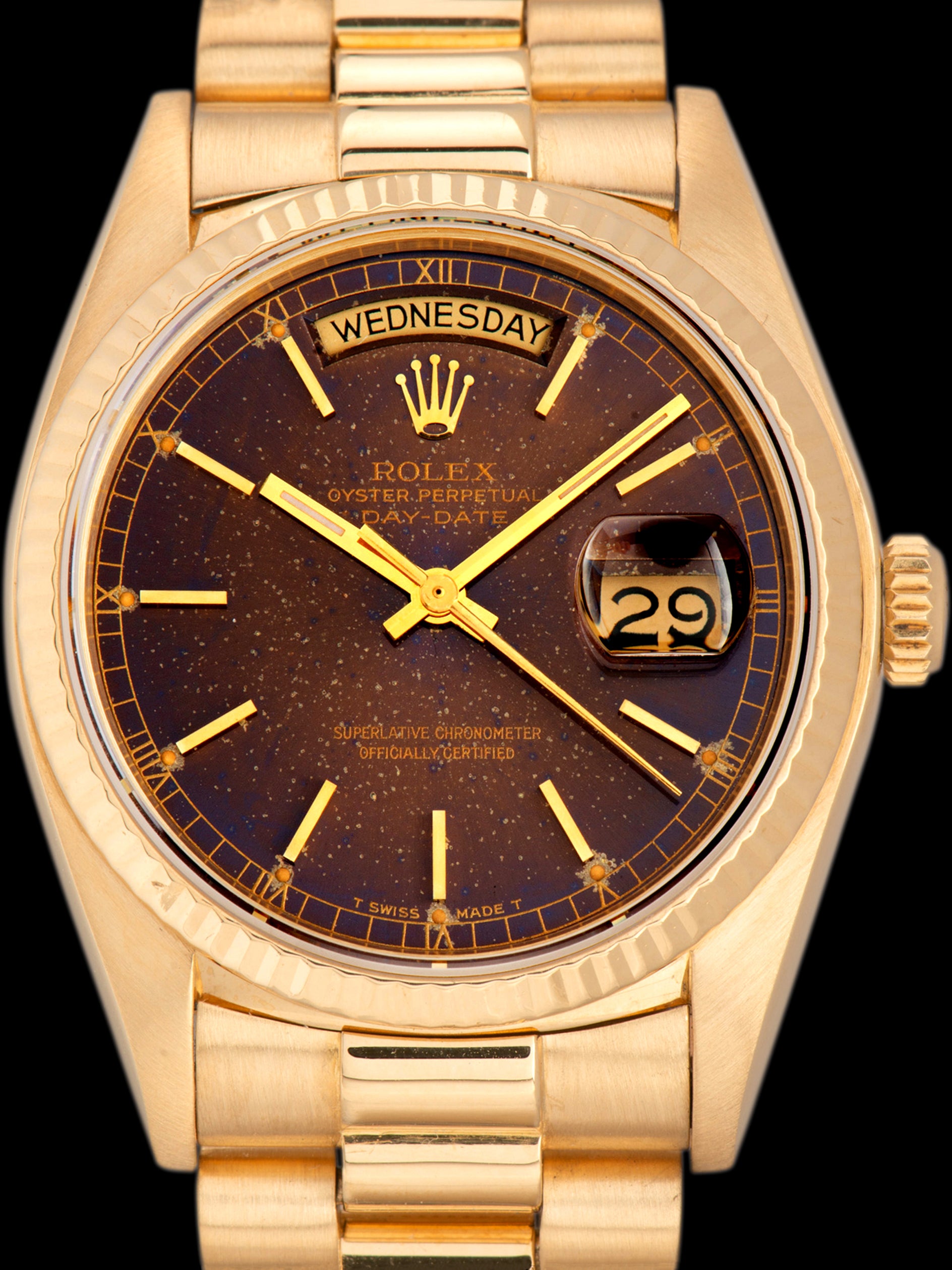 Tropical 1981 Rolex Day-Date (Ref. 18038) 18K YG "Purple Haze"