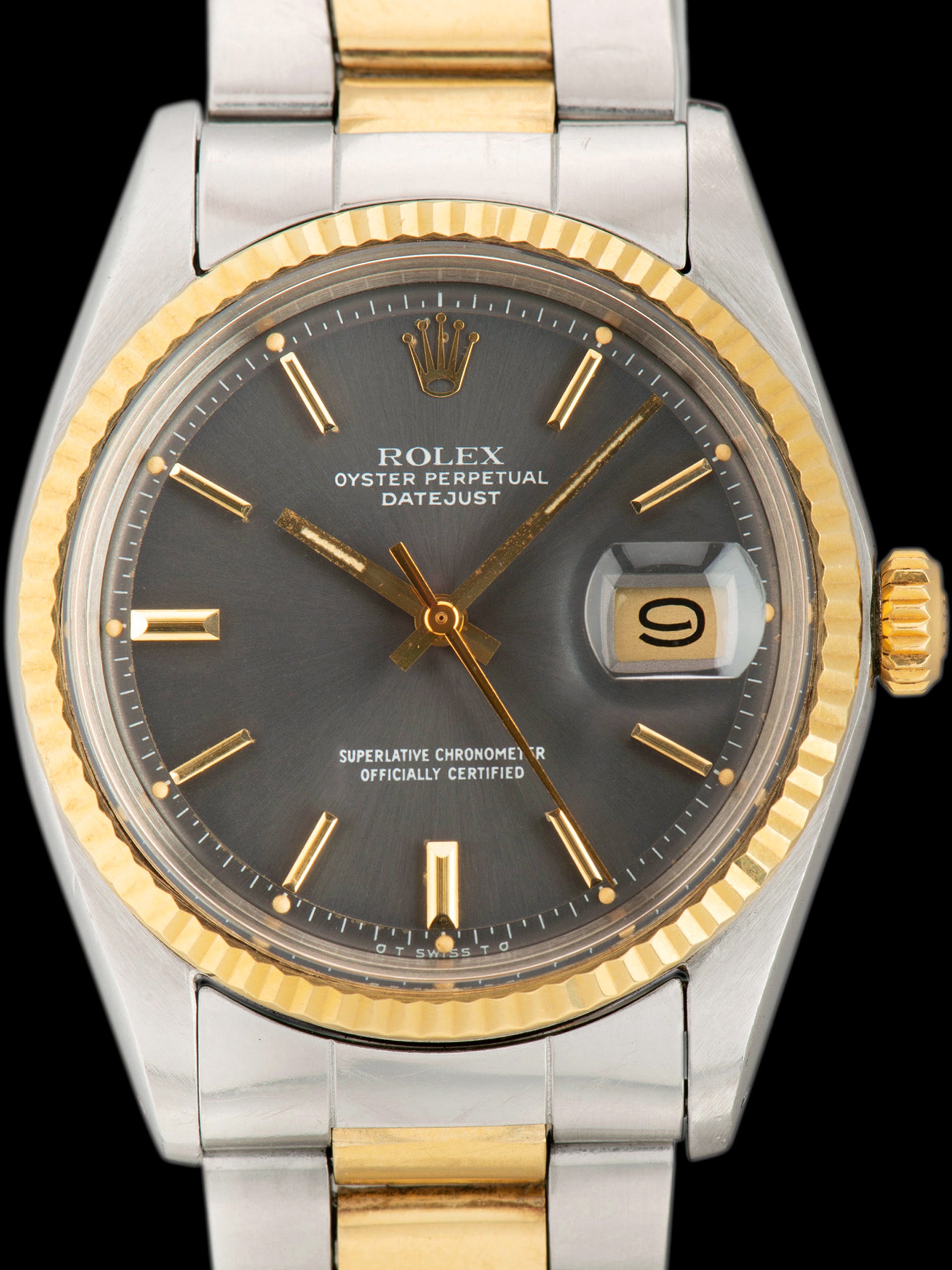 *Unpolished* 1973 Rolex Two-Tone Datejust (Ref. 1601) Grey Sigma Dial