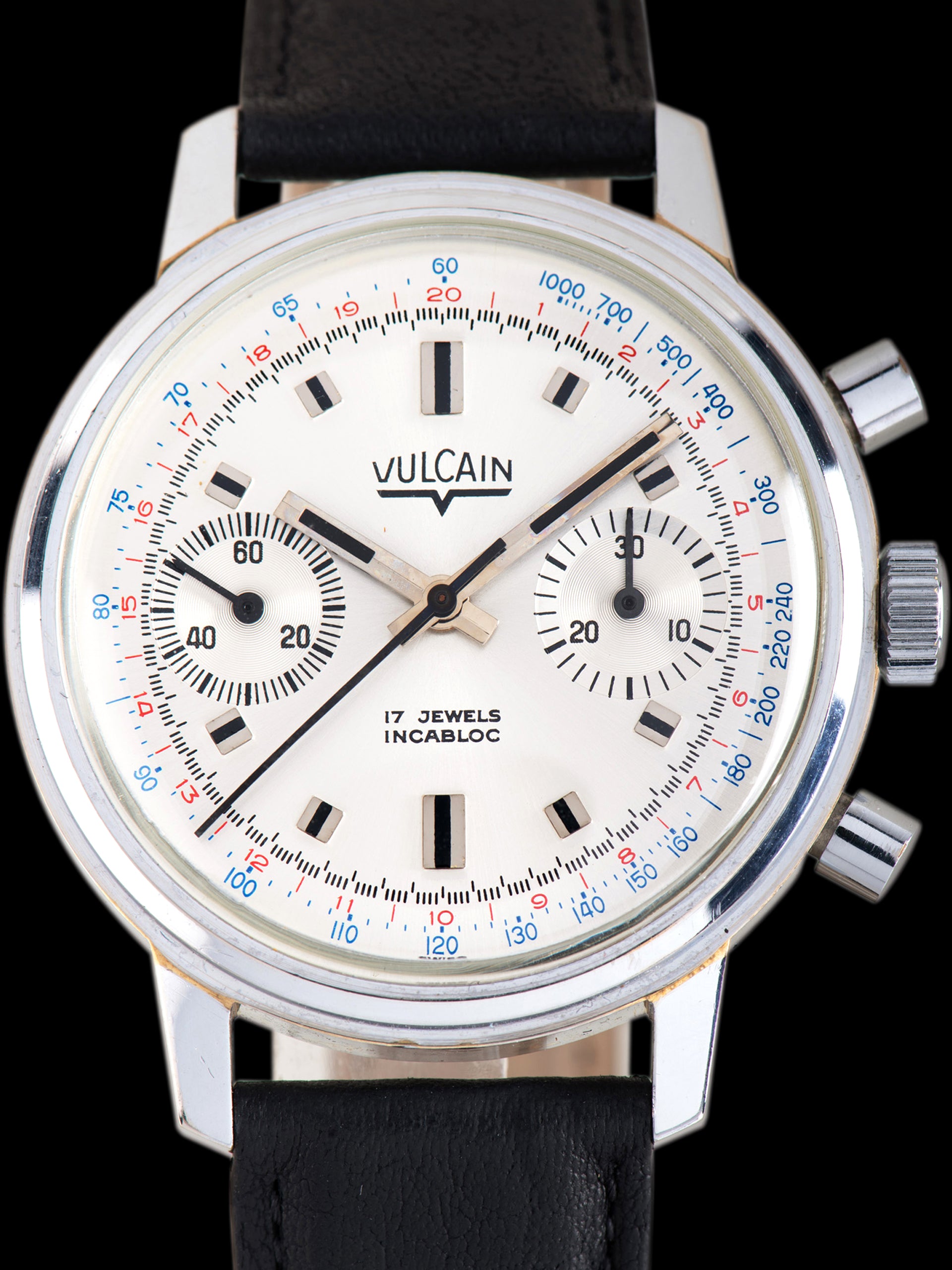 1960s Vulcain Chronograph (Ref. 1376) Valjoux Cal. 7733