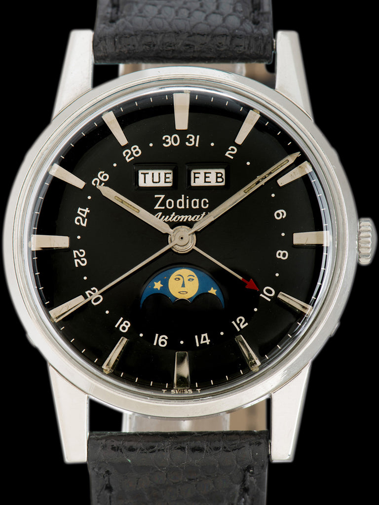 1970s Zodiac Automatic Triple Calendar Moon Phase (Ref. 742-908)
