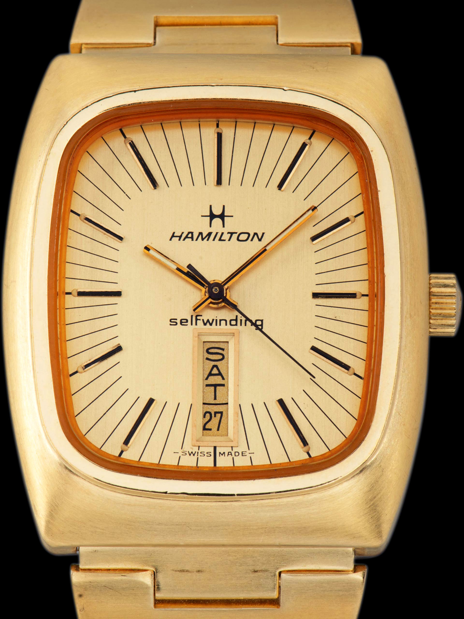 1970s Hamilton Automatic Day-Date (Ref. 826019-4) "Gold Plate"