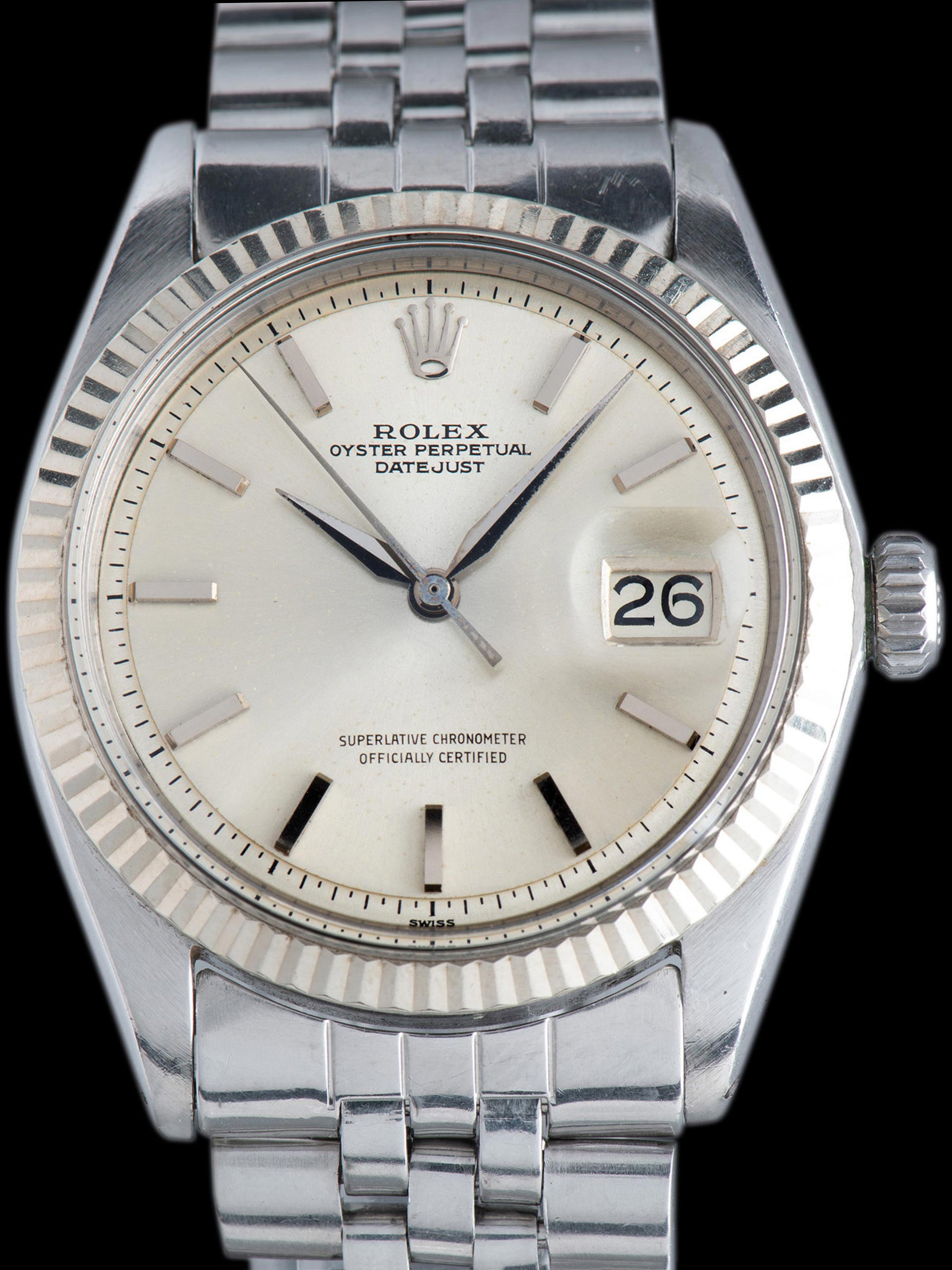 1963 Rolex Datejust (Ref. 1601) Non-Luminous Dial