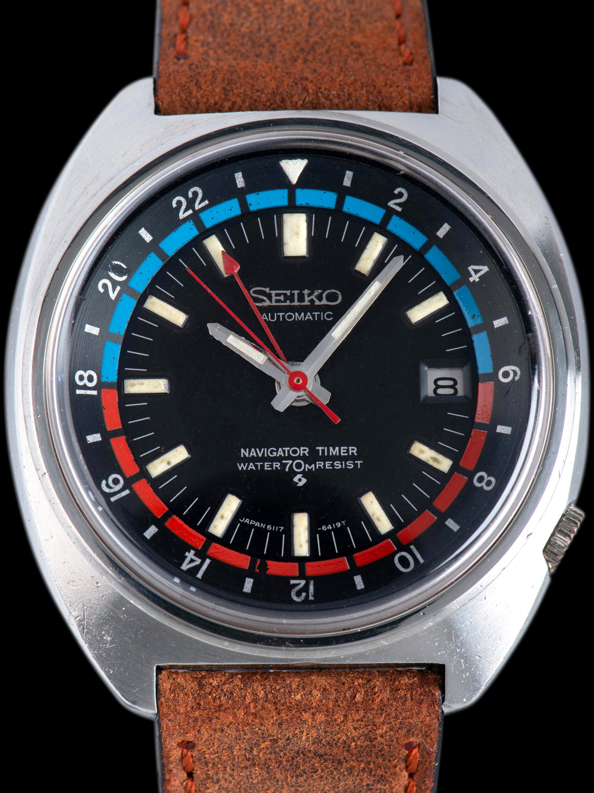 1971 Seiko Navigator Timer GMT (Ref. 6117-6410)