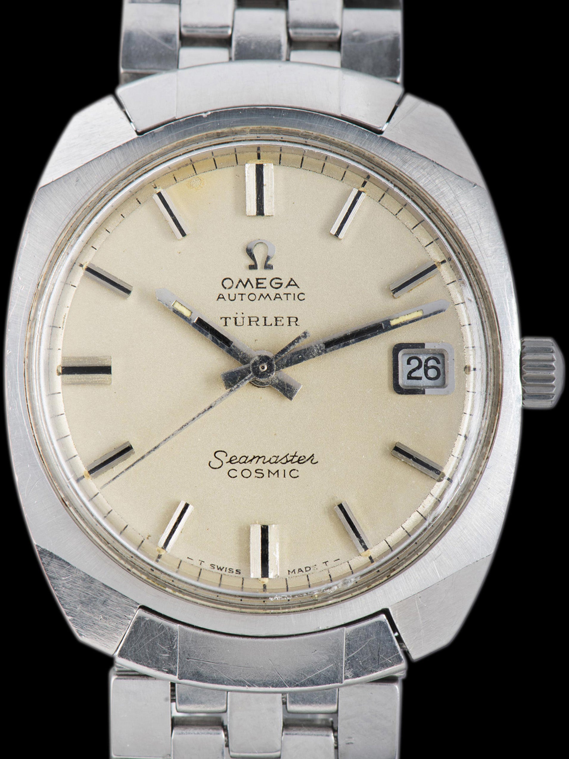 1970s Omega Seamaster Cosmic (Ref. 166.022) "Turler" Dial
