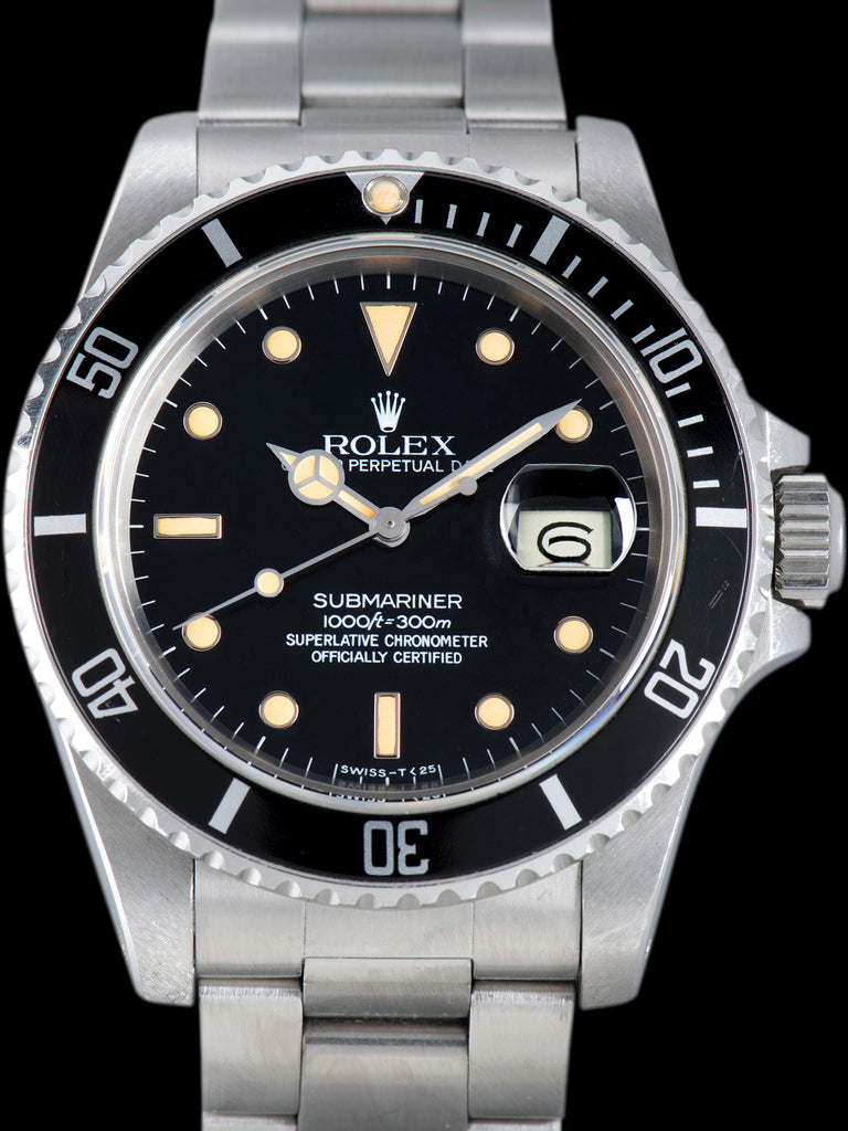 *Unpolished* 1985 Rolex Submariner (Ref. 16800)