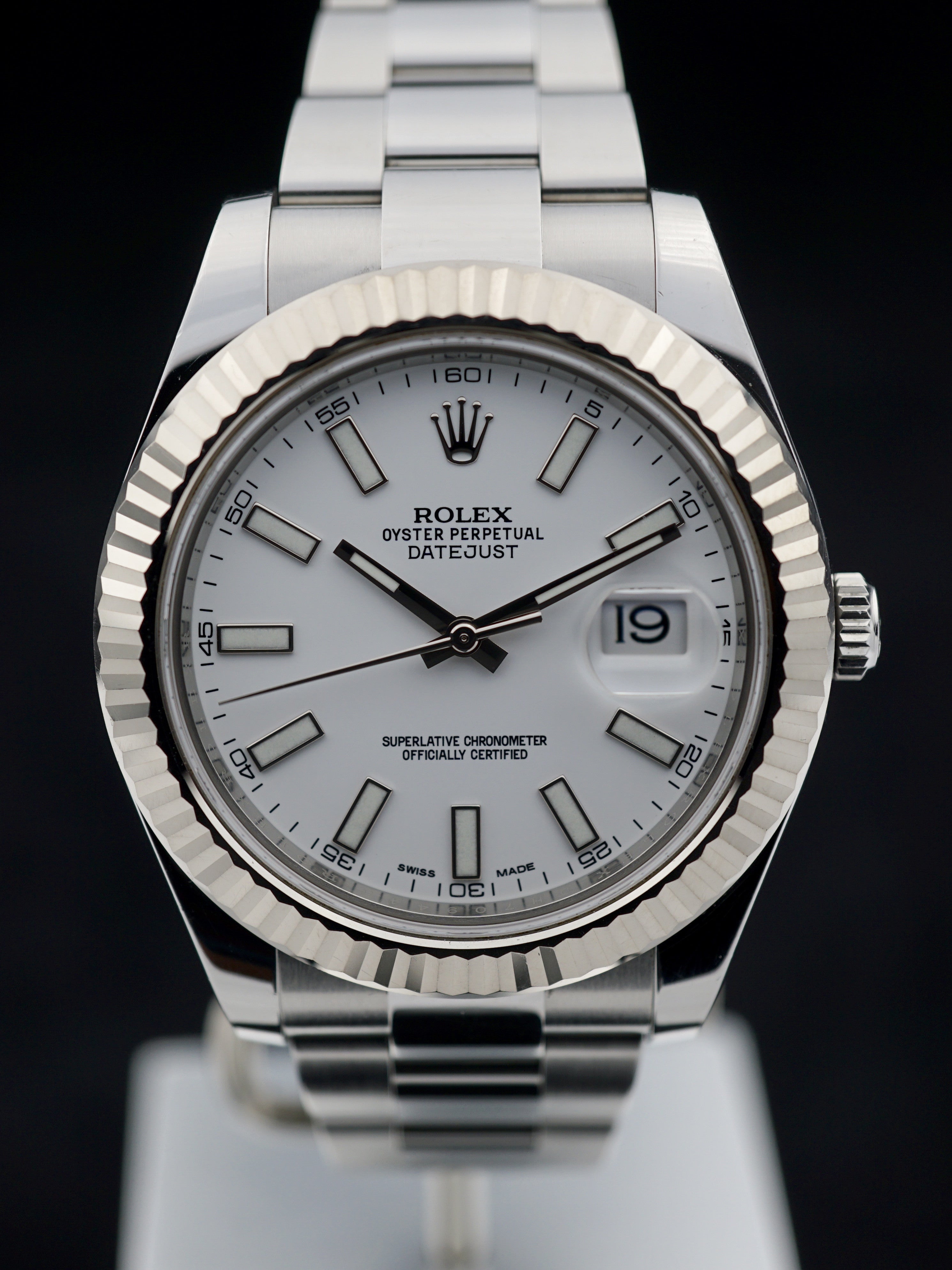 2015 Rolex DateJust 116334 with Both and Papers